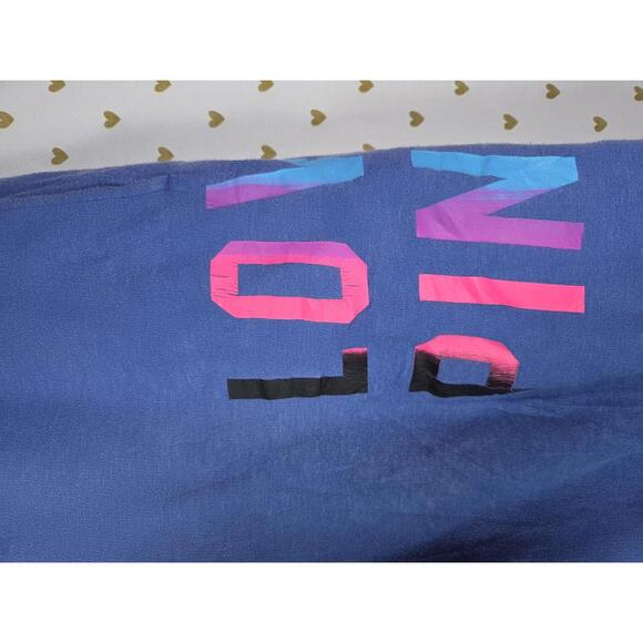 Victorias Secret Pink 86 LOVE Small RAINBOW VINTAGE y2k Hoodie Sweats SET - Picture 8 of 11